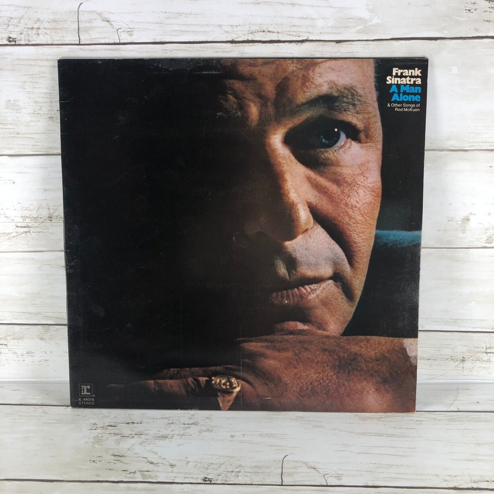 Frank Sinatra A Man Alone Vinyl LP Rod McKuen Reprise K 44016 1969 UK Pressing